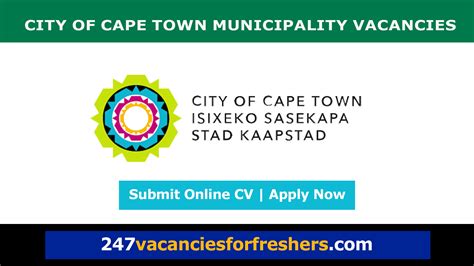 New X2 City of Cape Town Municipality Vacancies 2024.